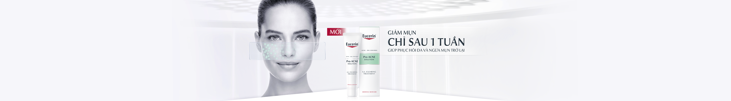 Hình ảnh cô gái có da mặt dễ nổi mụn